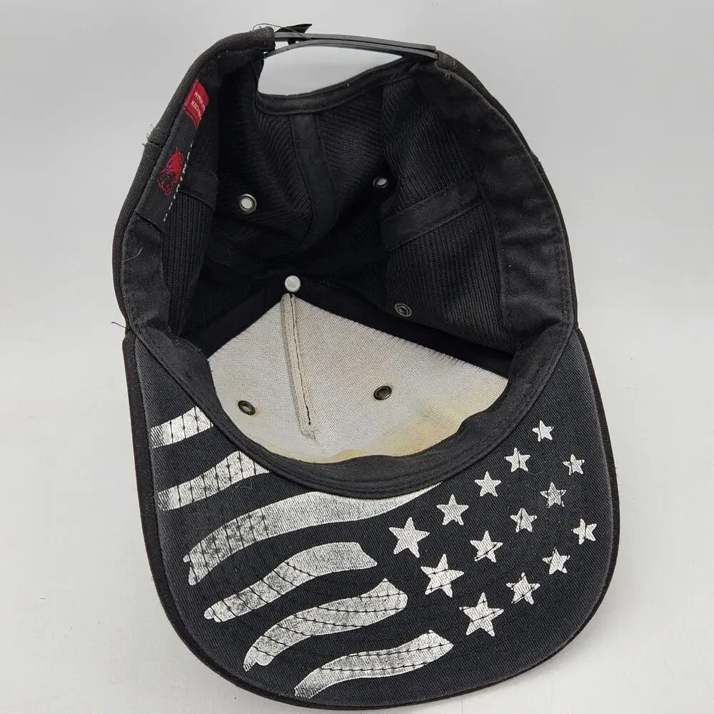 Dallas USA Flag Hat Cap Snap Back Mens One Size Black Original Twill Patriotic